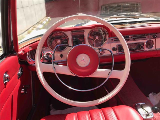 Left hand drive car MERCEDES SL CLASS (01/03/1965) - 